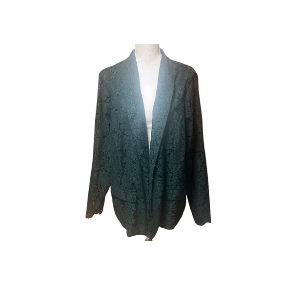 Torrid Green Lace Blazer NWT - Picture 1 of 9